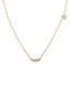 Diamond Star & Moon Necklace