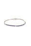 Blue Sapphire & Diamond Tennis Bracelet