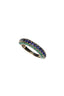Dome Blue Sapphire & Emerald Ring