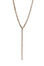 Lariat Bezel Set Diamond Necklace