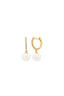 Pearl Huggie Earrings