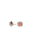 Pink Diamond Double Halo Earrings