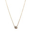 Solitaire Oval Necklace