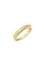 Inlay Round 7 Diamond Ring