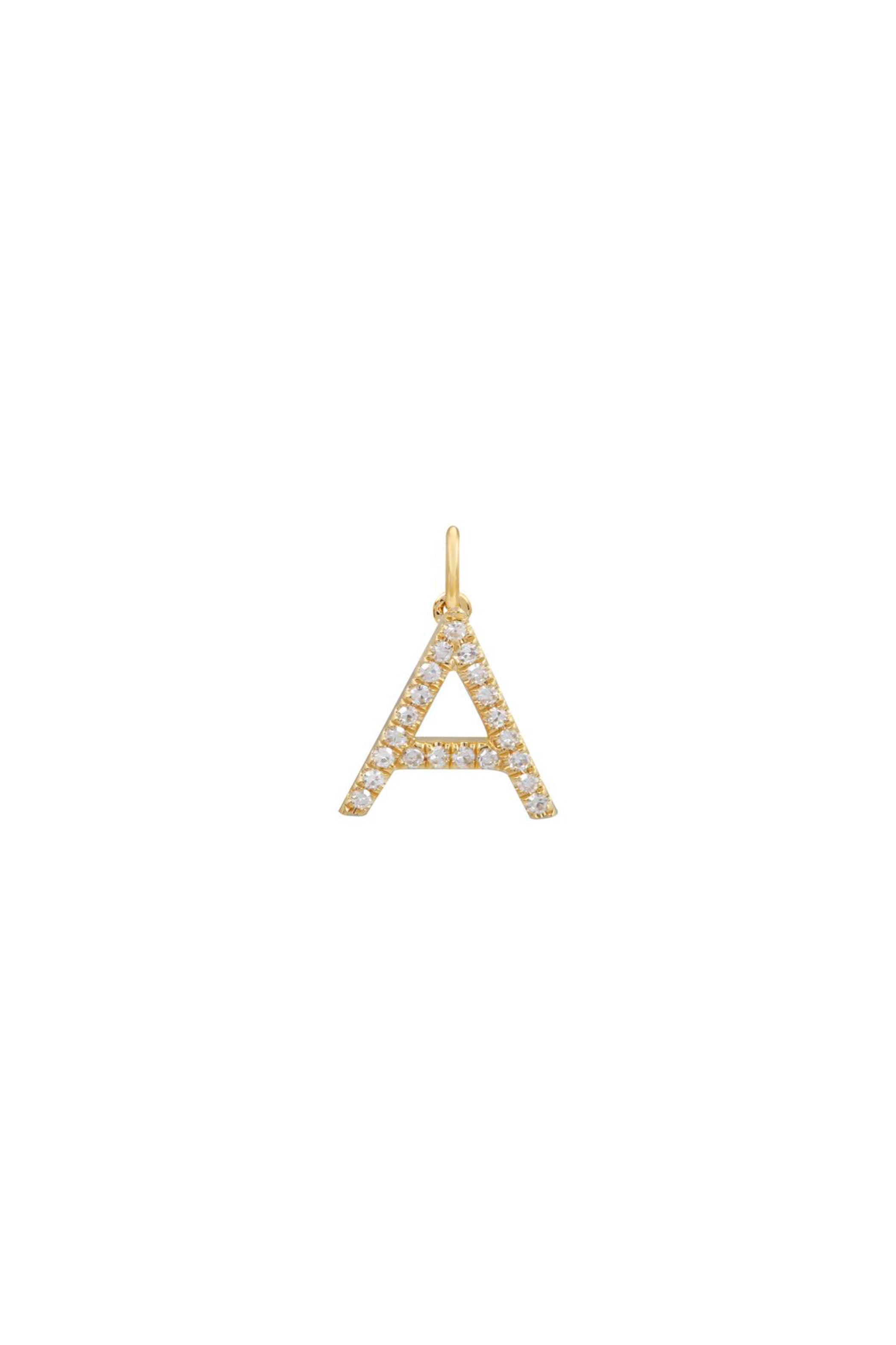 Initial Diamond Charm (7MM)