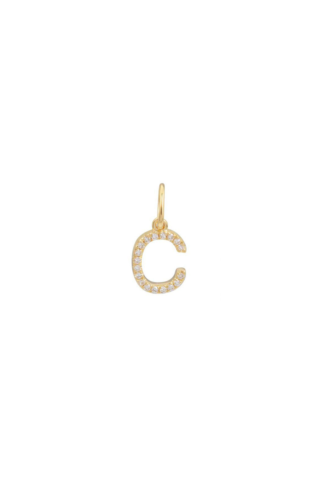 Initial Diamond Charm (7MM)