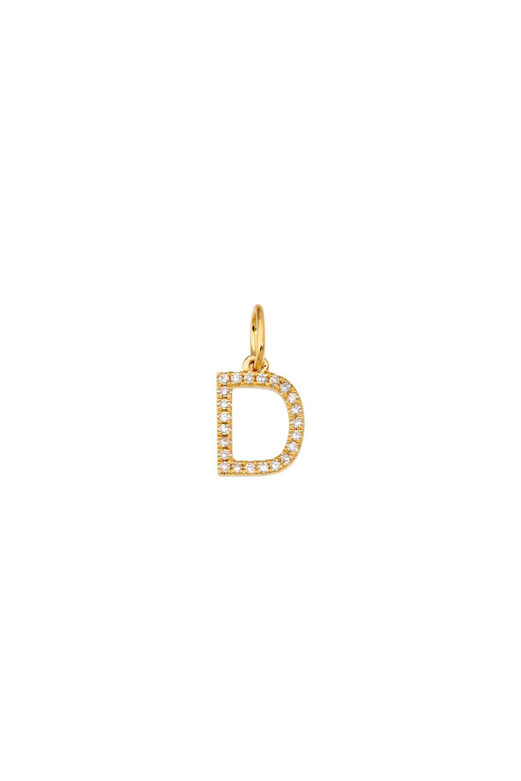 Initial Diamond Charm (7MM)