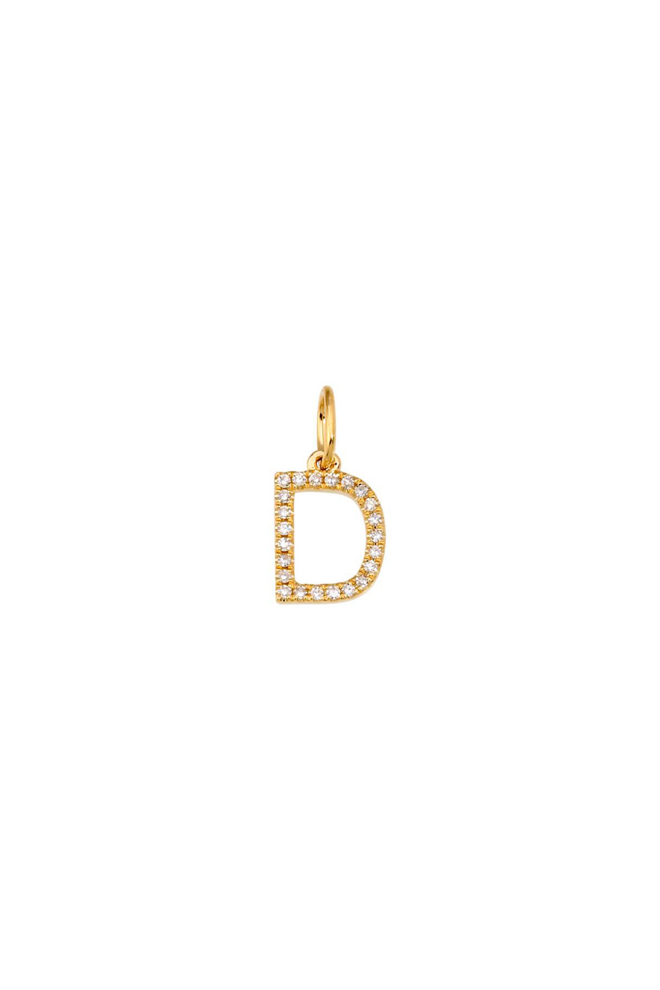 Initial Diamond Charm (7MM)