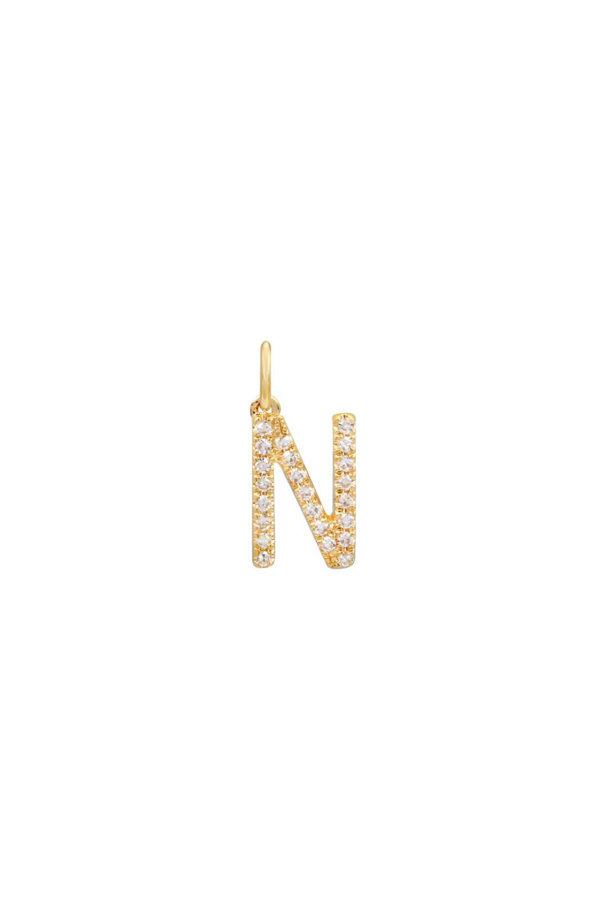 Initial Diamond Charm (7MM)