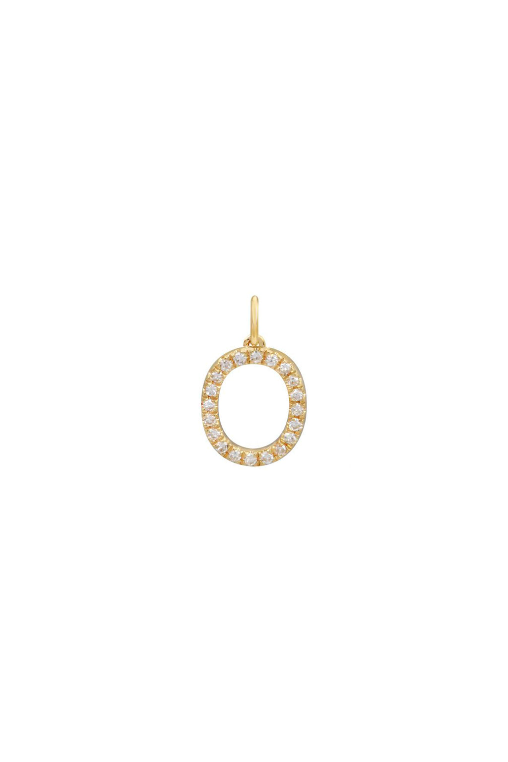 Initial Diamond Charm (7MM)