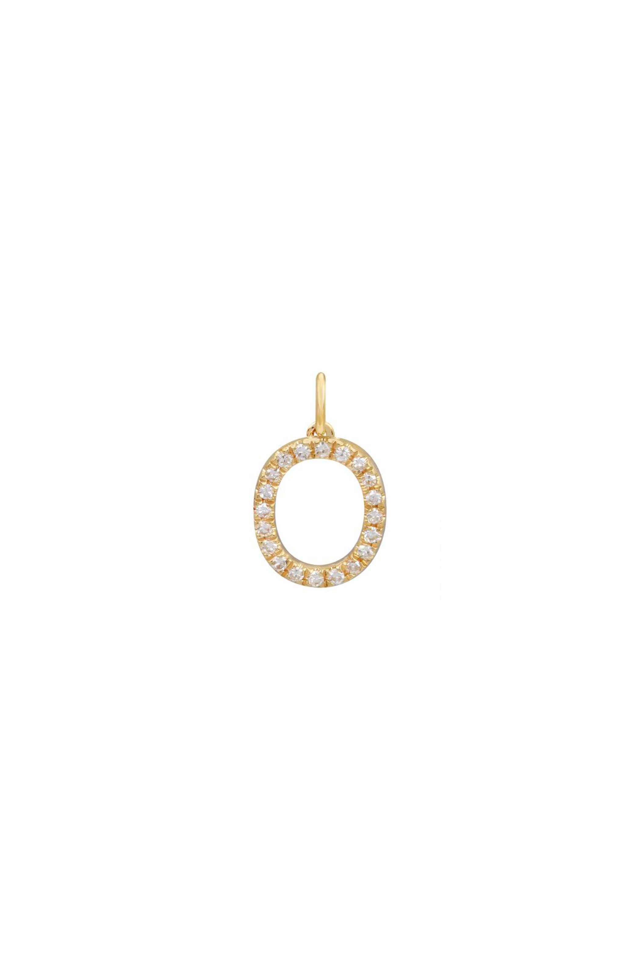 Initial Diamond Charm (7MM)