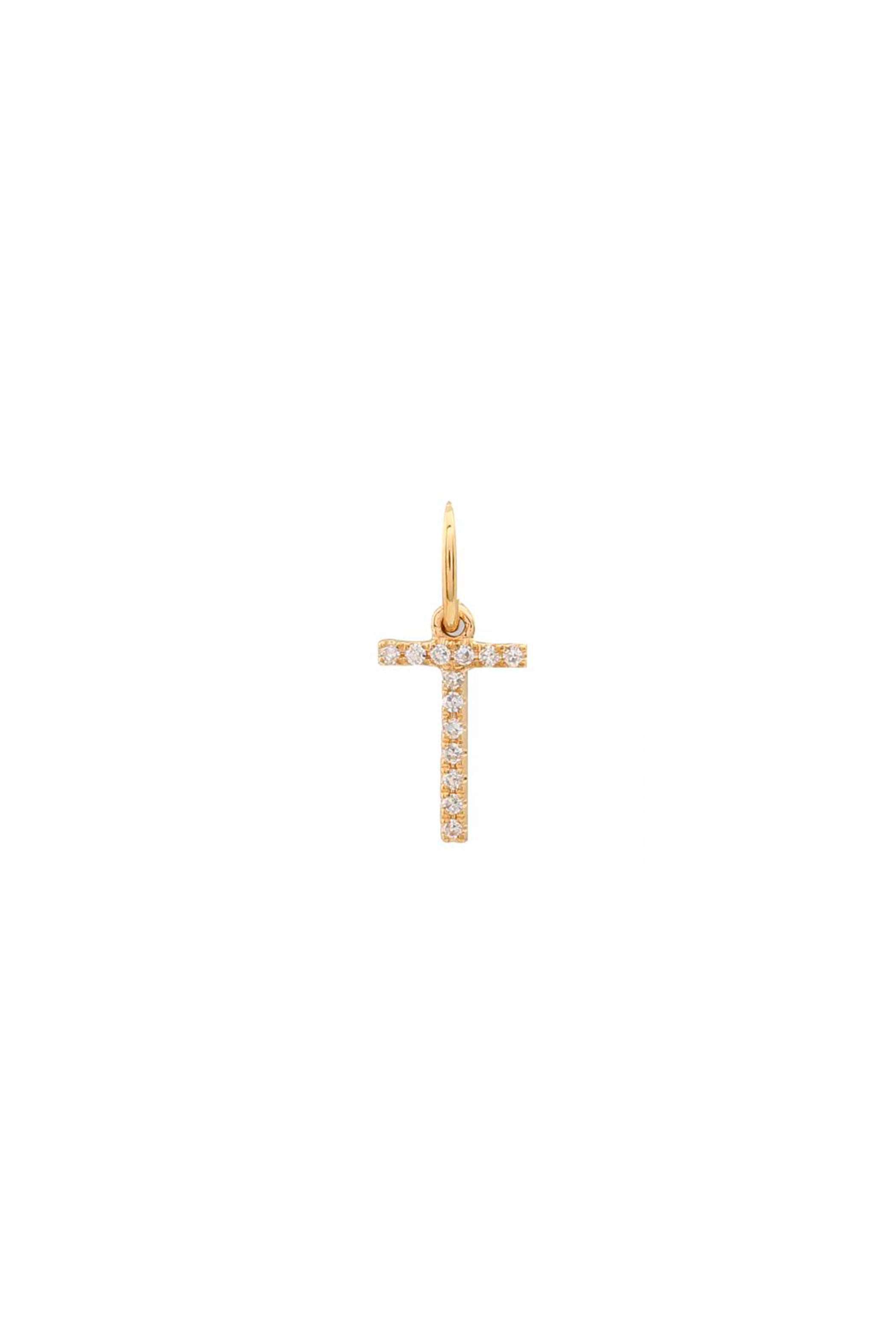 Initial Diamond Charm (7MM)