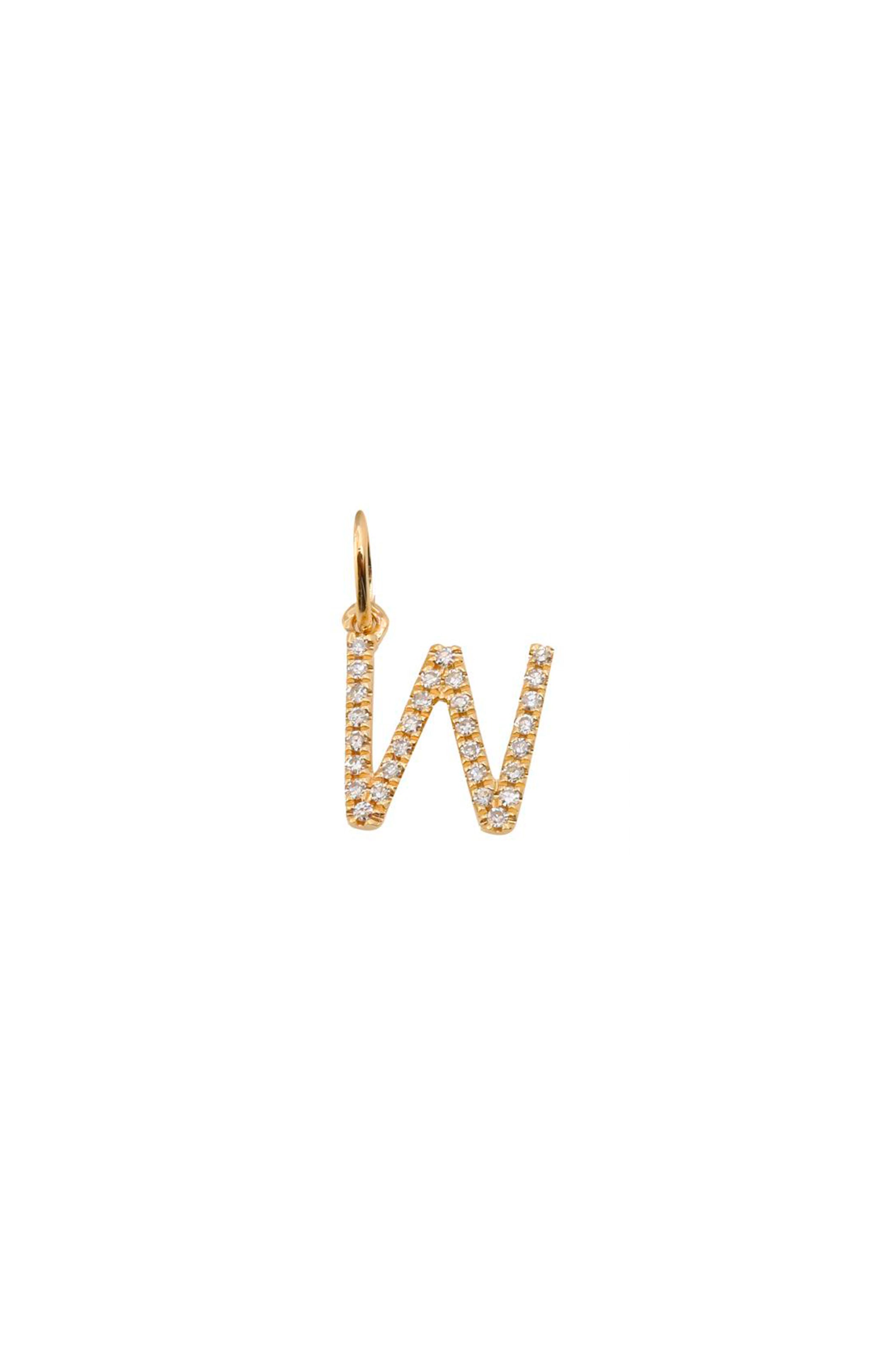 Initial Diamond Charm (7MM)