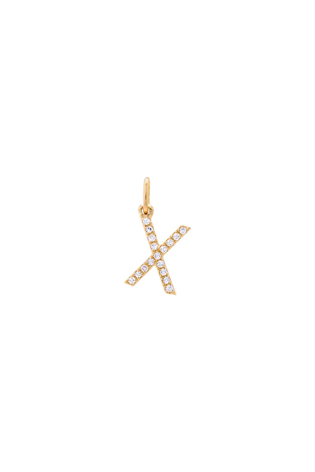 Initial Diamond Charm (7MM)