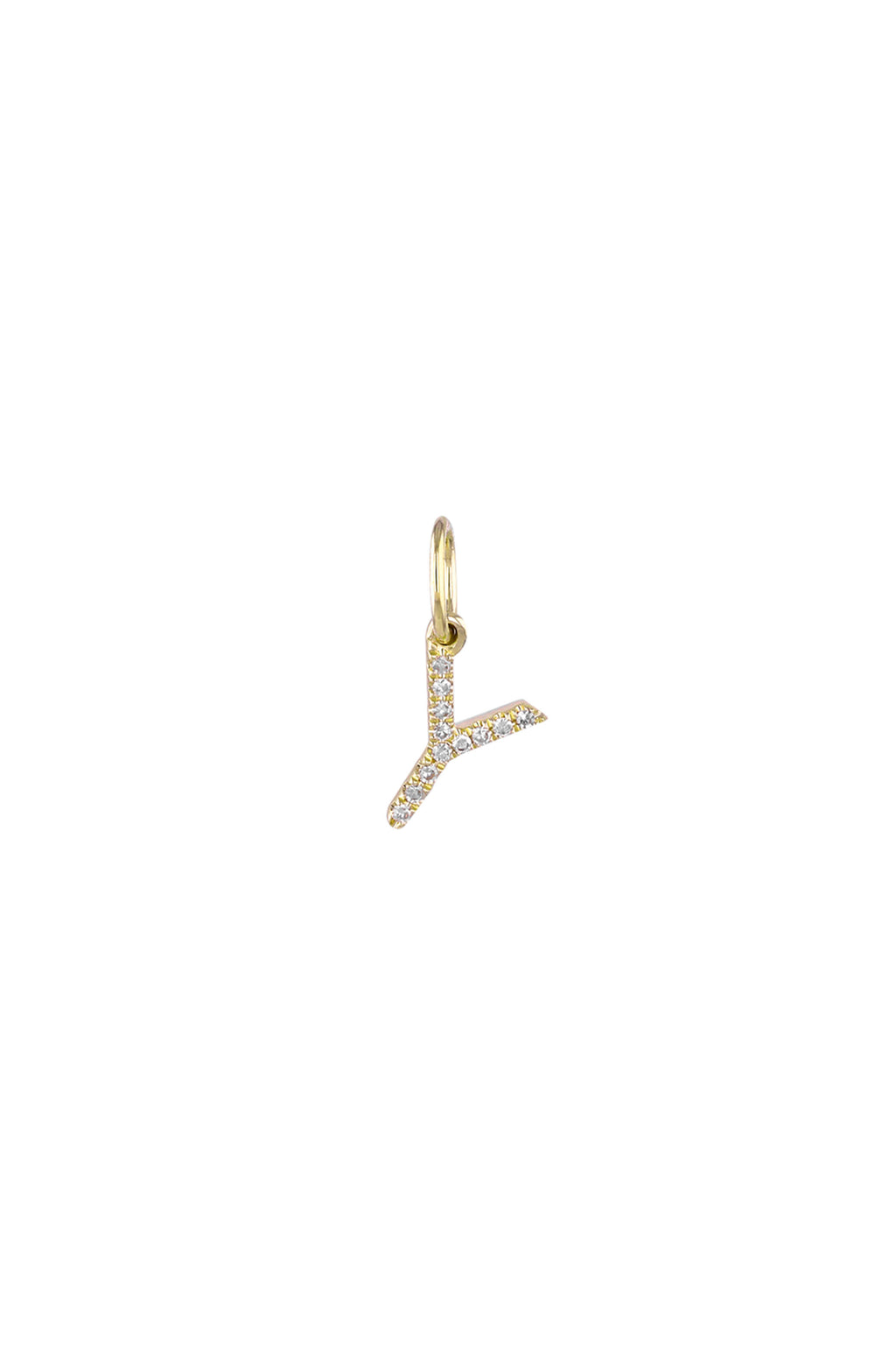 Initial Diamond Charm (7MM)