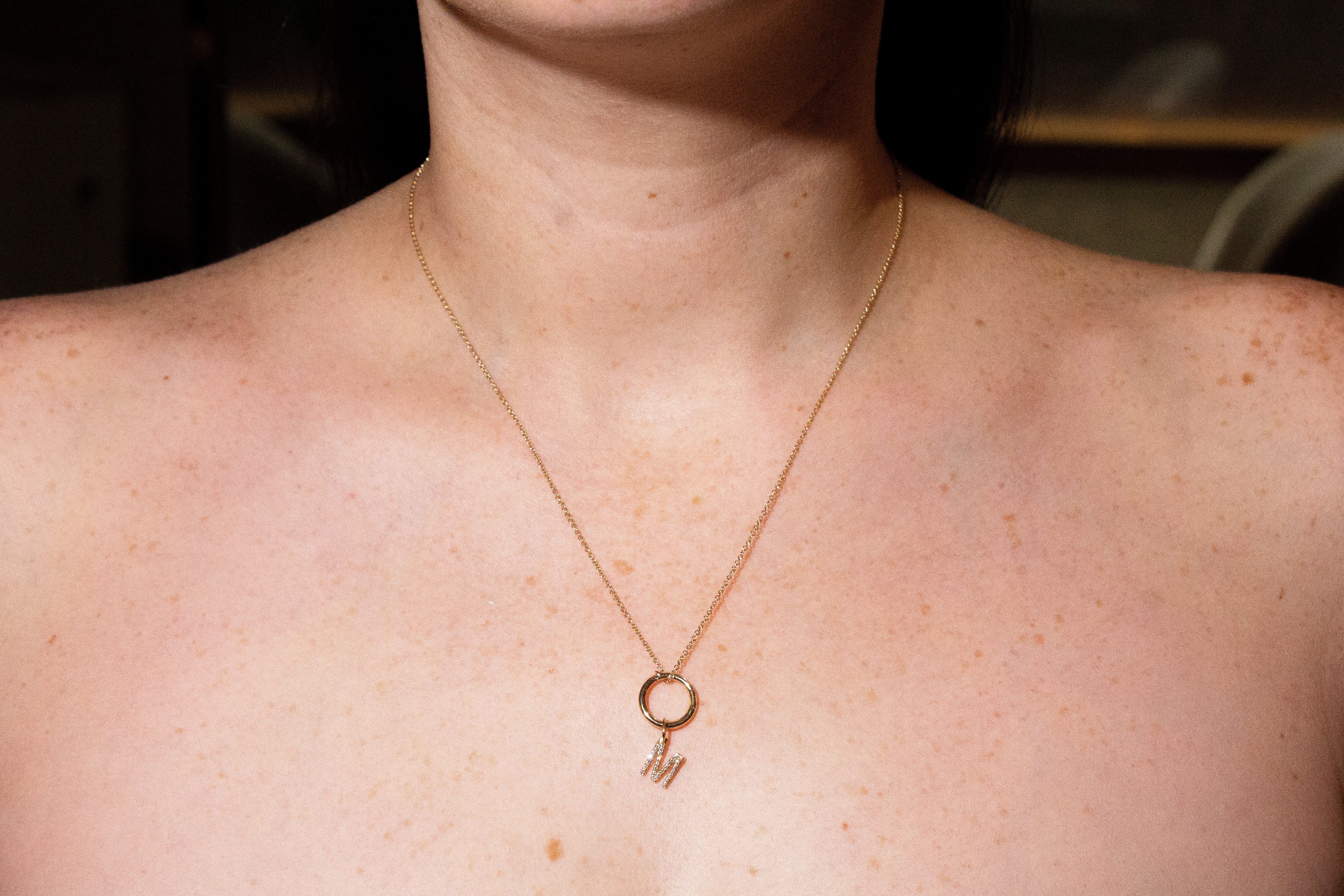 Initial Diamond Charm (7MM) Secondary image