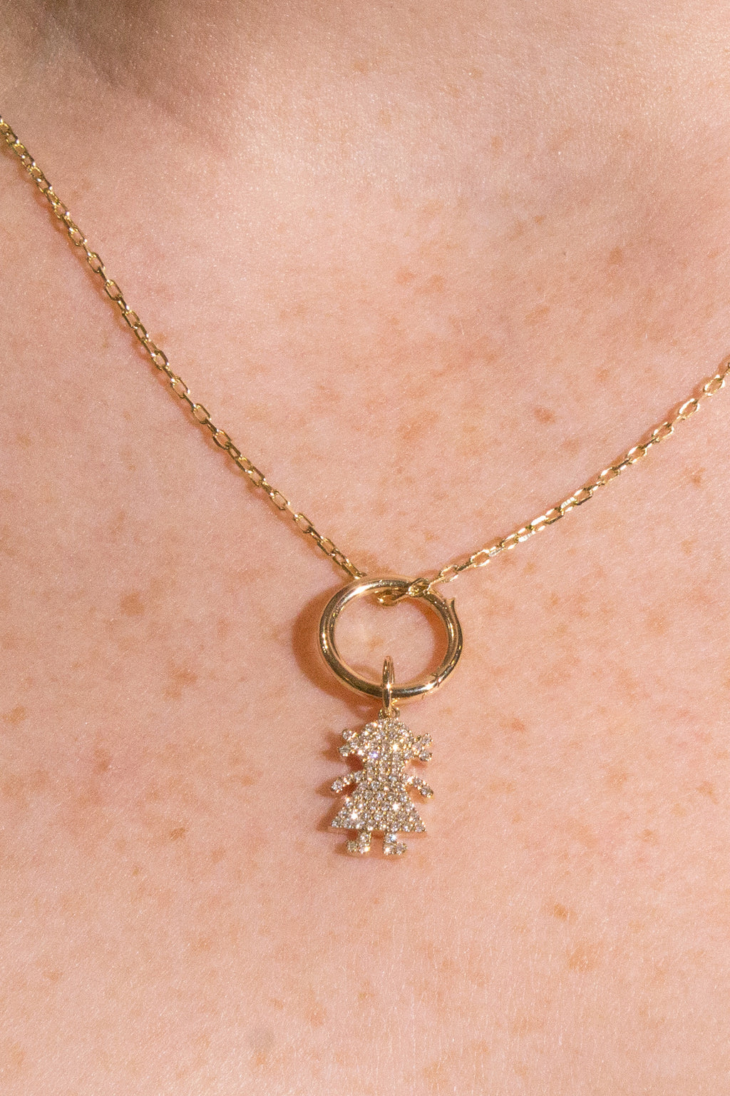 Diamond Girl Charm