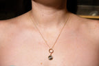 Fluted Solitaire Diamond Charm