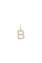 Initial Diamond Charm (14MM)