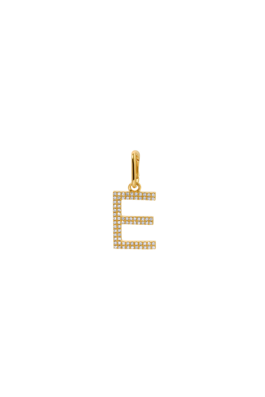 Initial Diamond Charm (14MM)