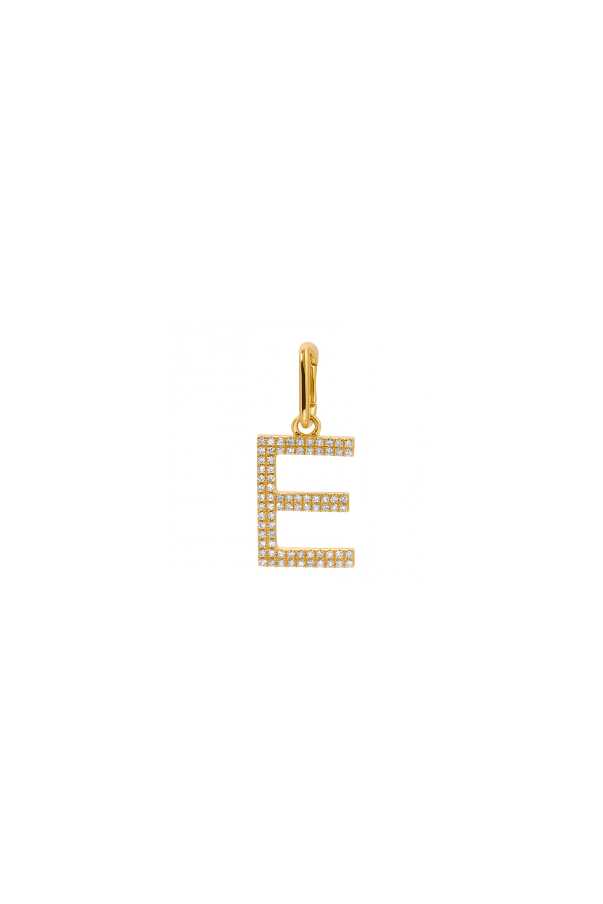 Initial Diamond Charm (14MM)