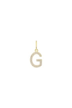 Initial Diamond Charm (14MM)
