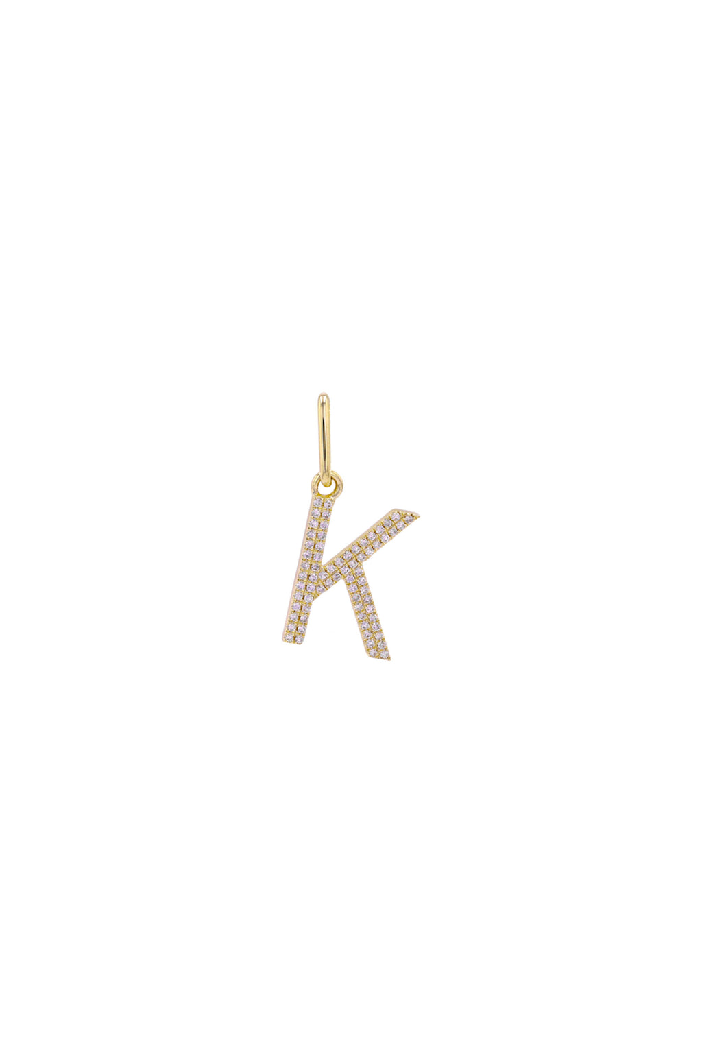 Initial Diamond Charm (14MM)