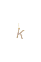 Initial Diamond Charm (14MM)