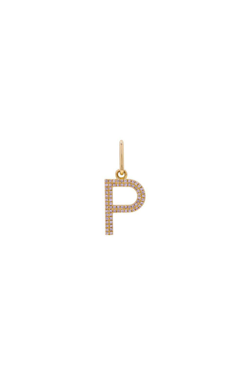Initial Diamond Charm (14MM)