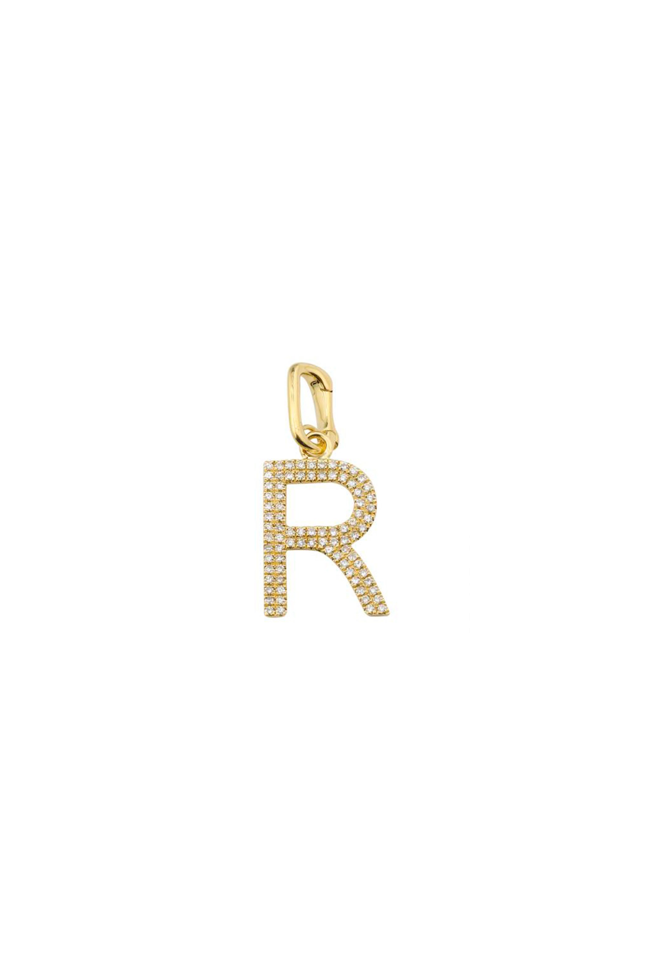 Initial Diamond Charm (14MM)
