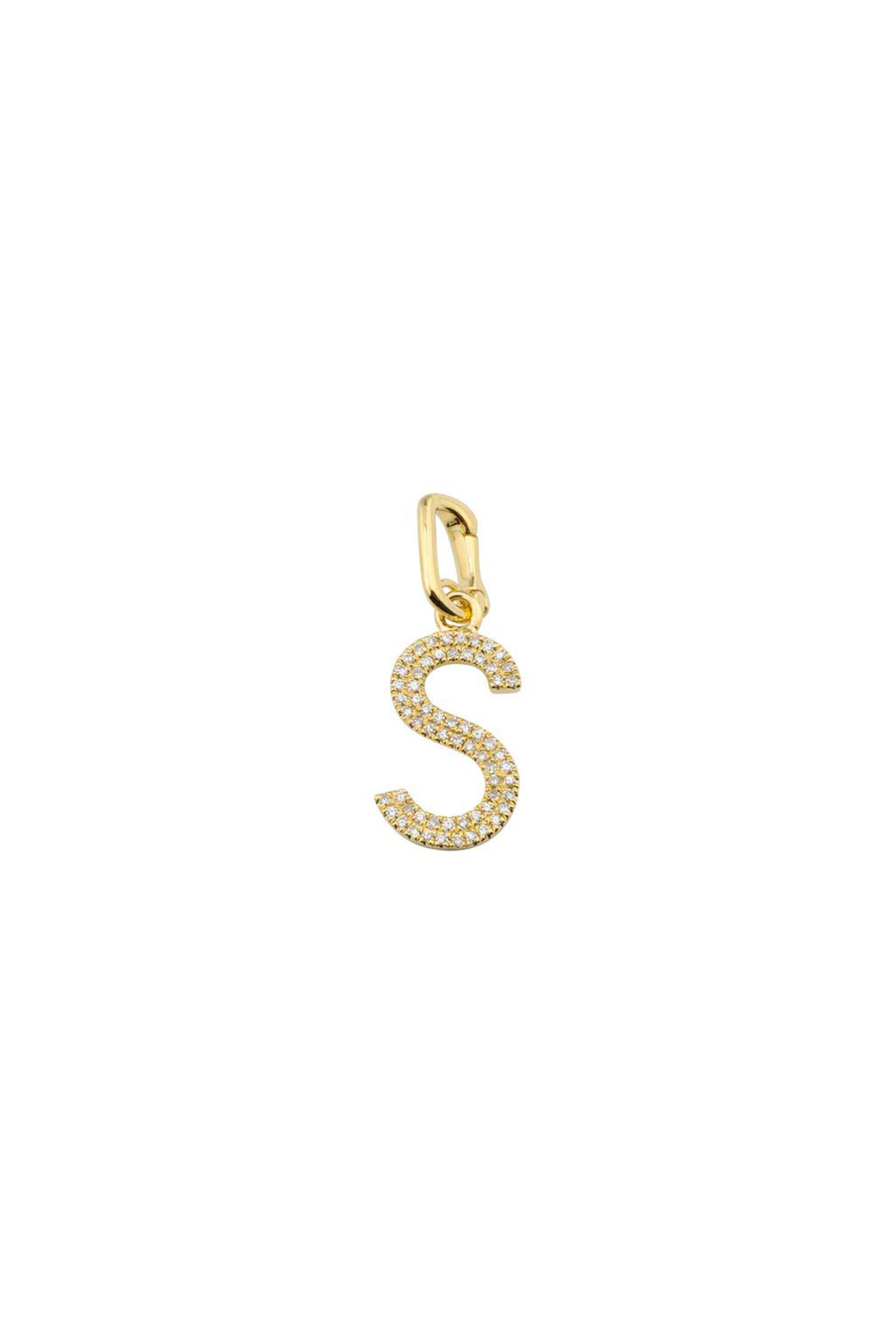 Initial Diamond Charm (14MM)