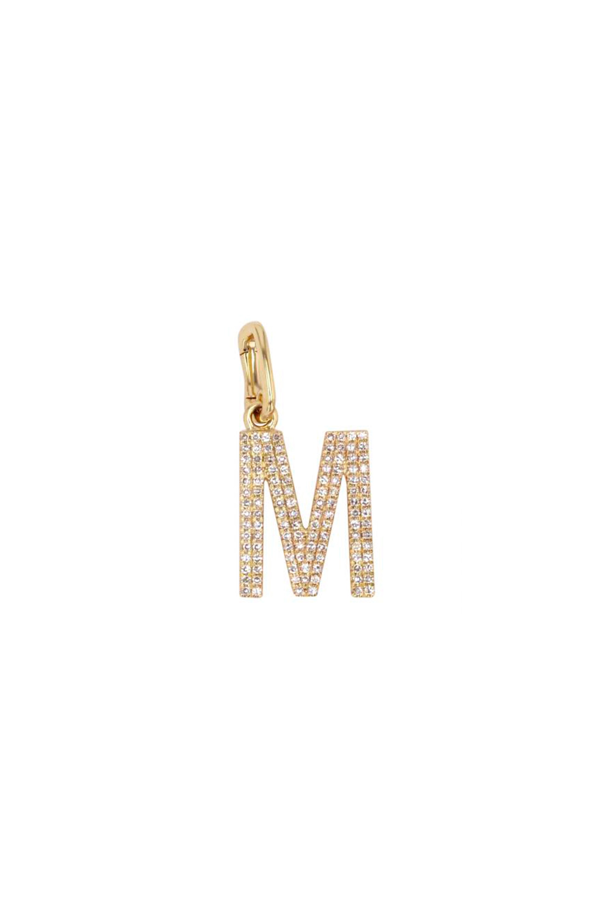 Initial Diamond Charm (14MM)