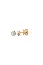 Mini Diamond Halo Studs