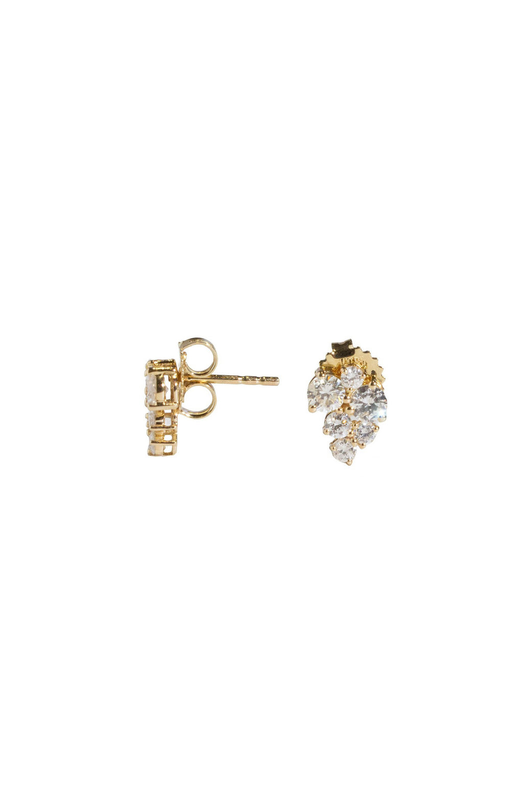 Cluster Diamond Earrings
