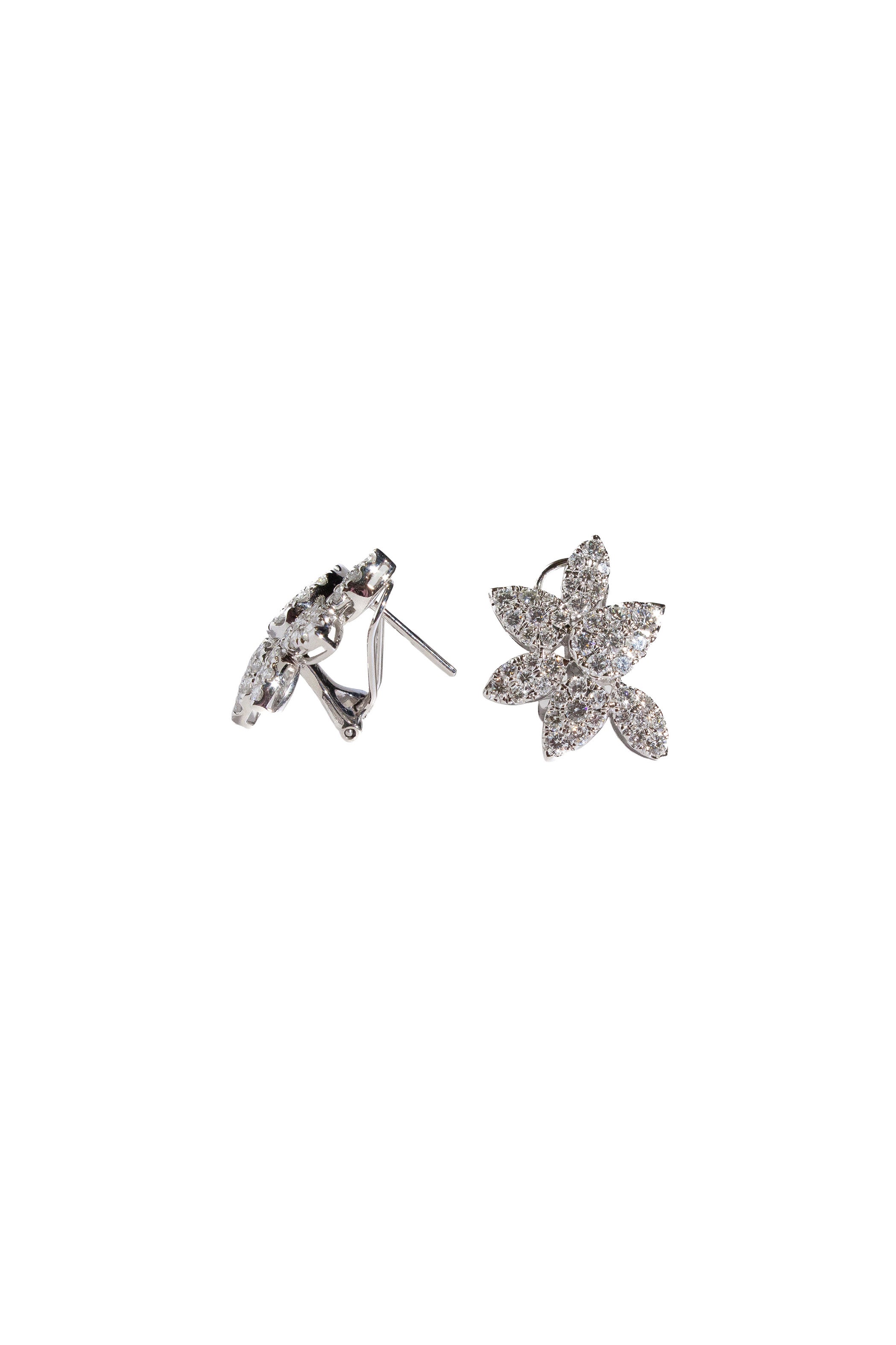 Leaf Diamond Earrings Main image