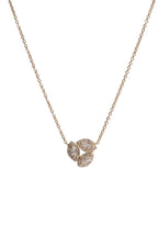 Three Stone Marquise Necklace