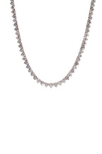 3 Prong Tennis Necklace