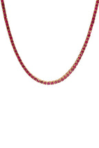 Ruby Tennis Necklace