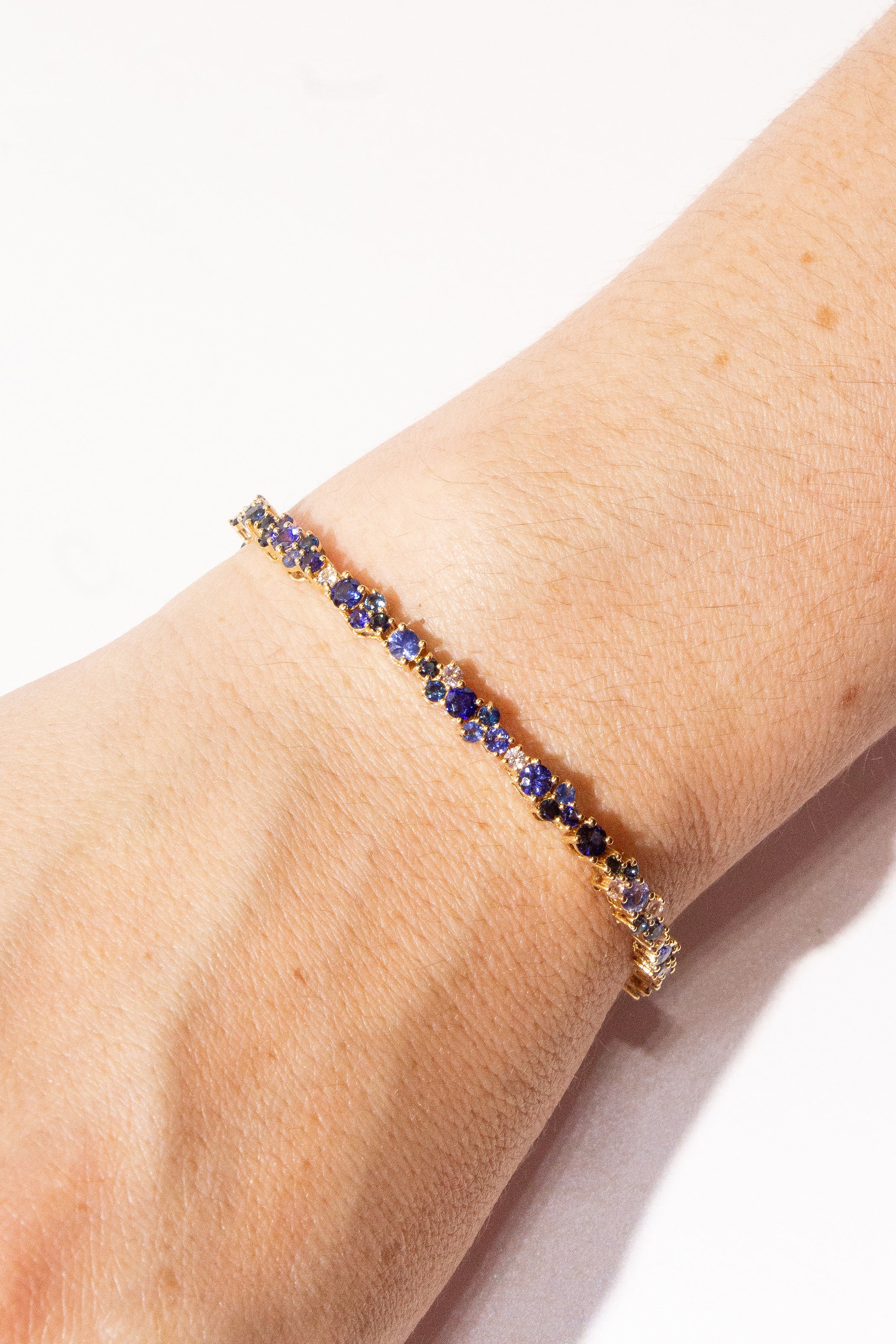 Mix Blue Sapphire Bracelet