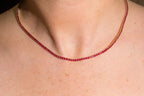 Ruby Tennis Necklace