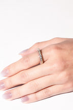 Dome Pink Sapphire & Diamond Ring