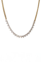 Multi Heart Diamond Necklace