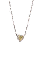Yellow Diamond Heart with Halo