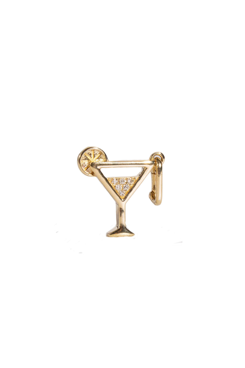 Cocktail Diamond  Charm