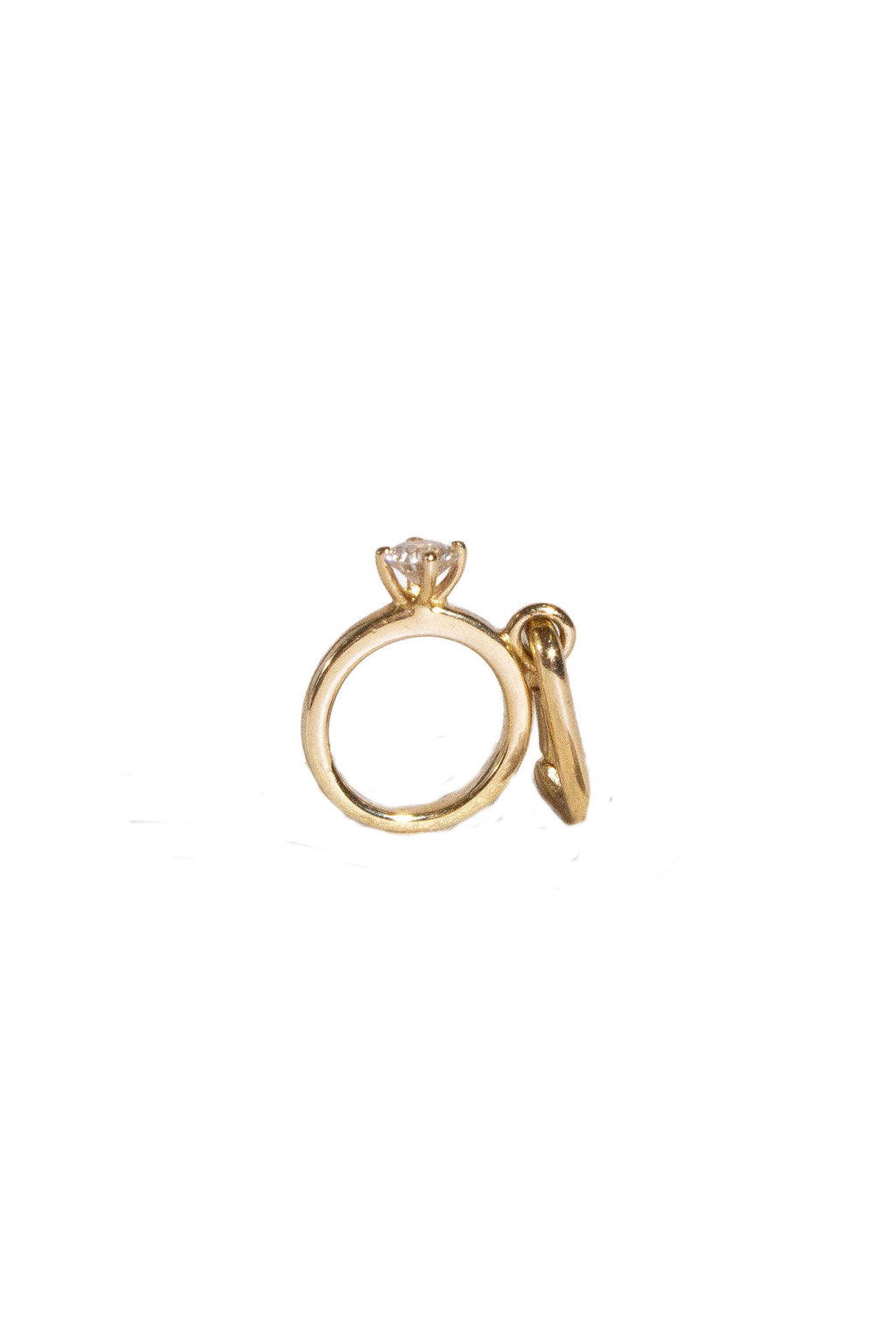 Diamond Ring Charm