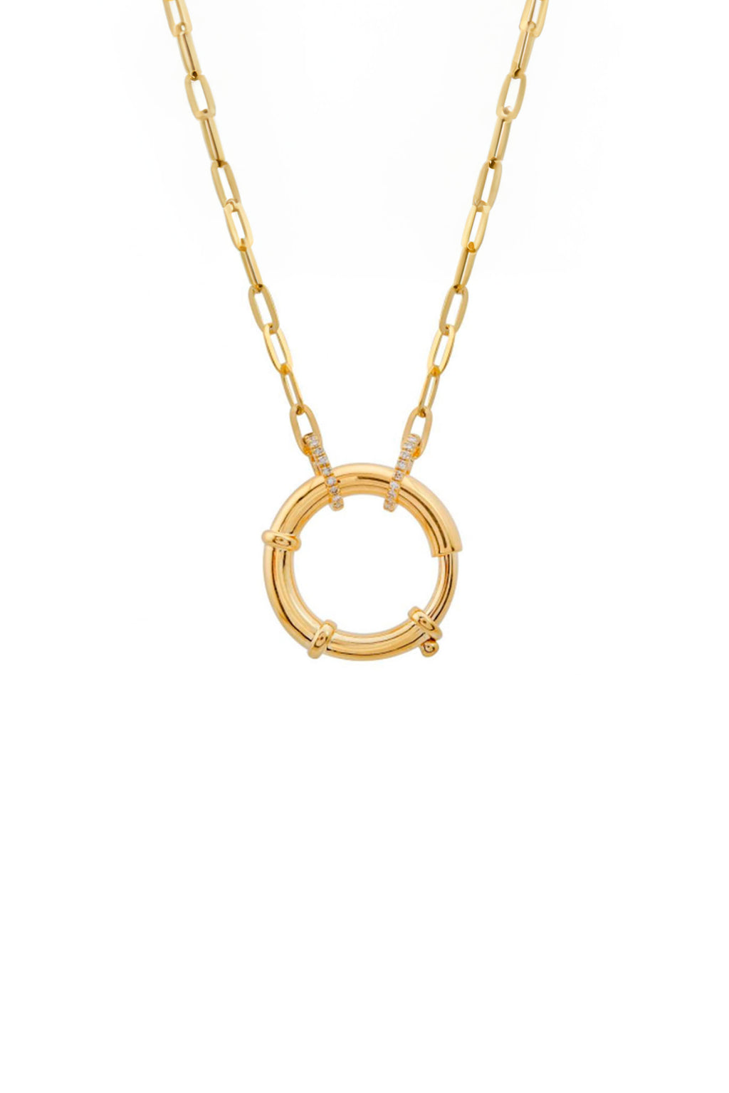 Large Clasp Link Chain Necklace