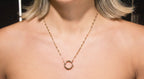 Large Clasp Link Chain Necklace