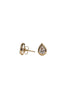 Bezel Set Pear Shape Earrings