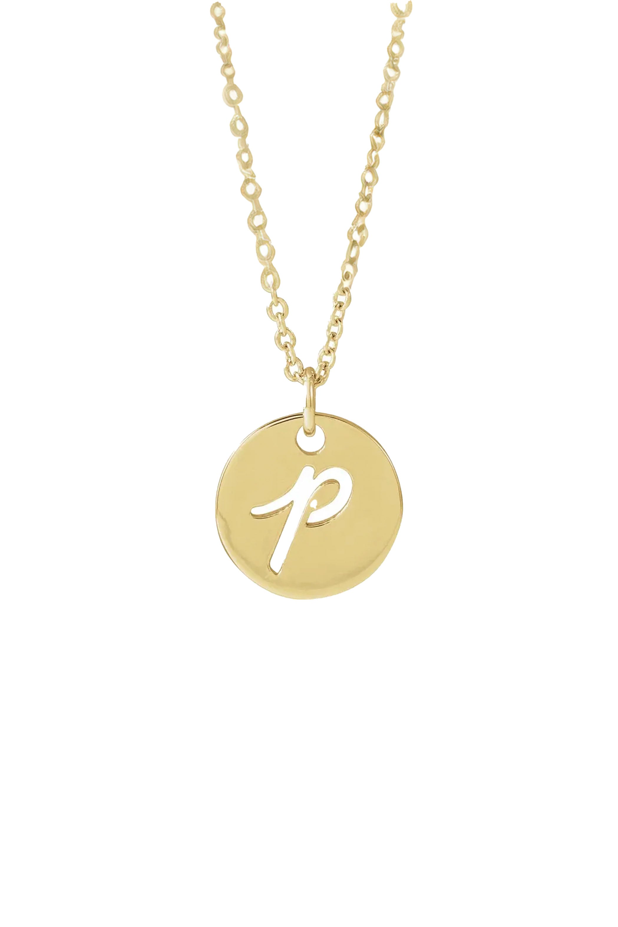 Script Initial Necklace