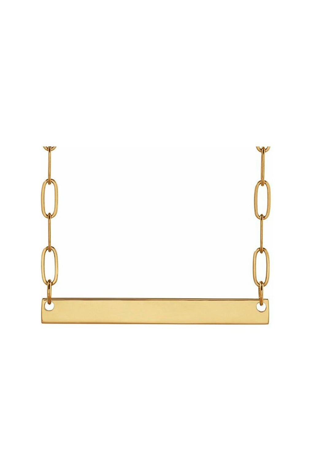 Engravable Bar Necklace